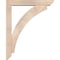 Ekena Millwork Thorton Slat Smooth Bracket w/ Offset Brace, Douglas Fir, 5 1/2"W x 32"D x 40"H BKT0604X32X40THR06SDF - alternate 4